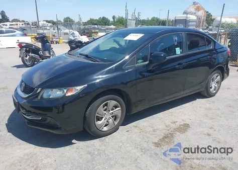 2013 Honda Civic Lx z USA, uszkodzony, nr VIN 19XFB2F5XDE275519